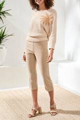 Tribal Women's Flatten It Pull On Snap Vent Capris - A&M Clothing & Shoes Westlock