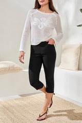 Tribal Women's Flatten It Pull On Snap Vent Capris - A&M Clothing & Shoes