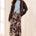 Tribal Women's Flowy Plisse Printed Skirt - Steel