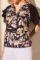 Tribal Women's Flutter Sleeve Blouse - A&M Clothing & Shoes Westlock