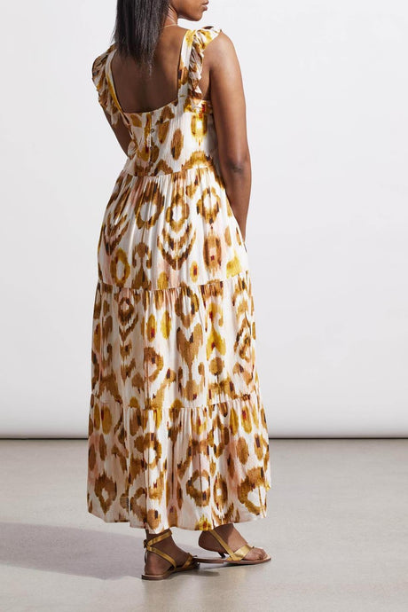 Tribal Women's Flutter Strap Maxi Dress - Walnut