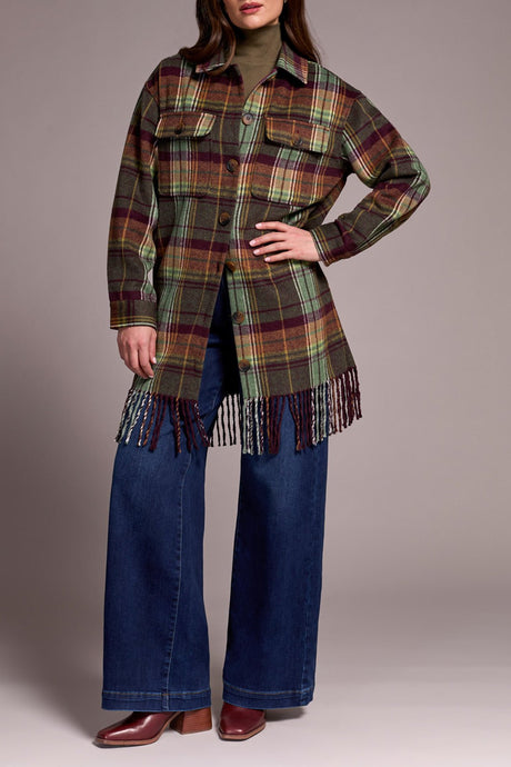 Tribal Women's Fringe Hem Jacket - A&M Clothing & Shoes - Westlock
