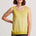 Tribal Women's High Low Tank Top - Pear