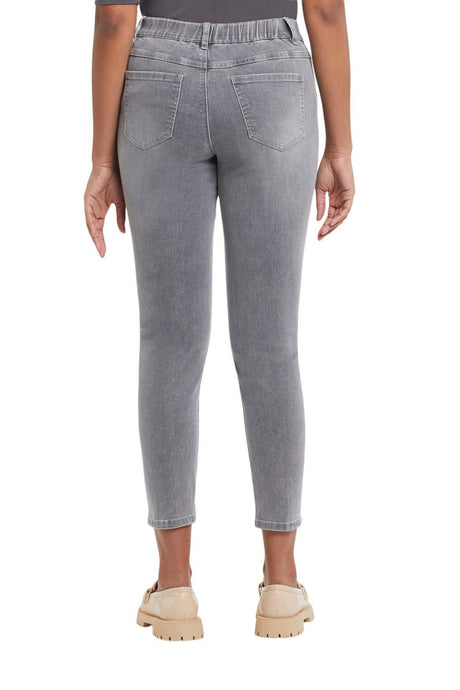 Tribal Women's Icon Fit Pull On Jeans - Grey