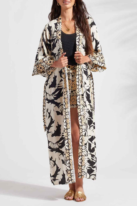 Tribal Women's Kimono Sleeve Duster - A&M Clothing & Shoes - Westlock