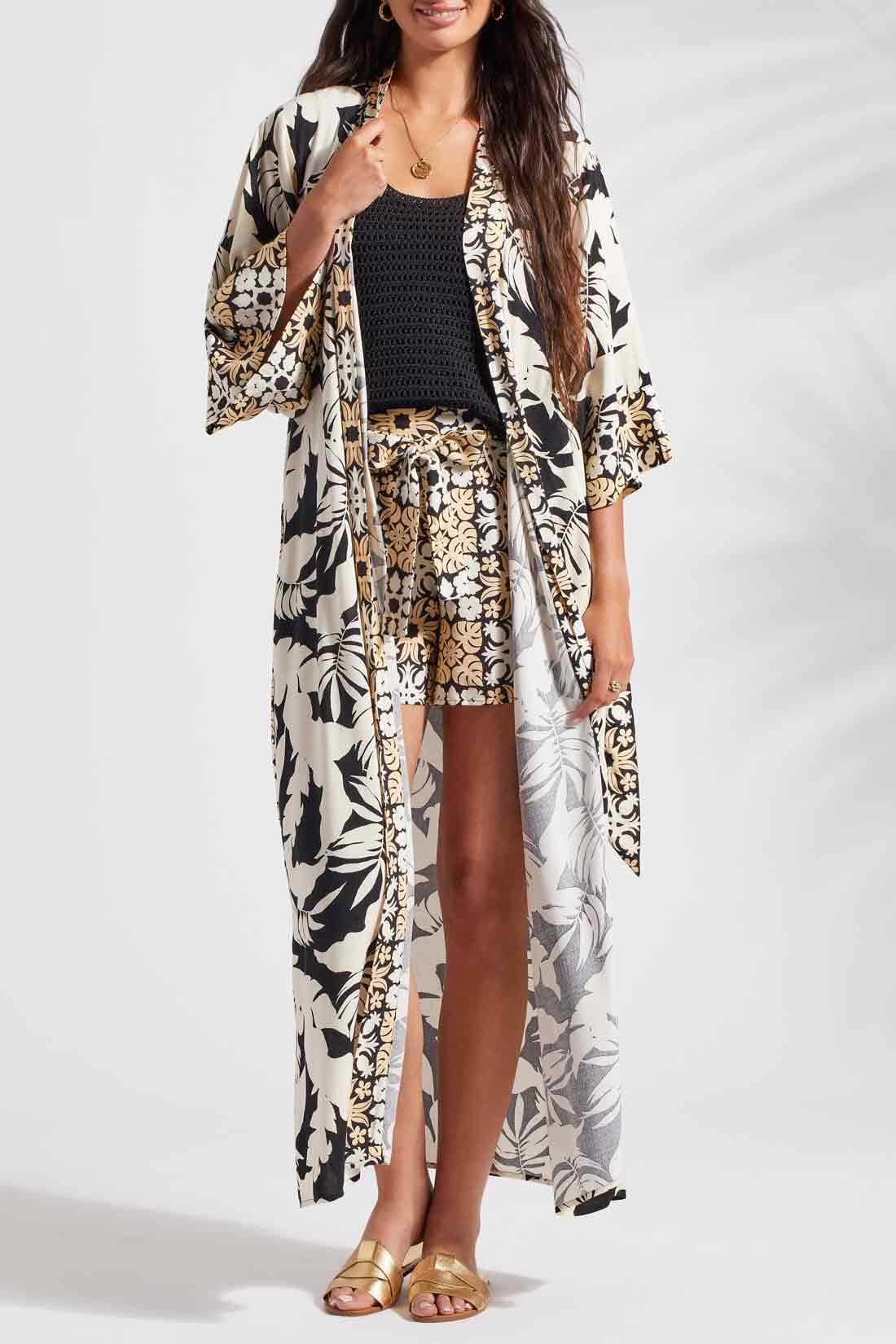 Tribal Women's Kimono Sleeve Duster - A&M Clothing & Shoes - Westlock