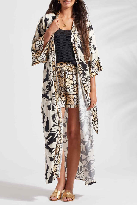 Tribal Women's Kimono Sleeve Duster - Honolulu