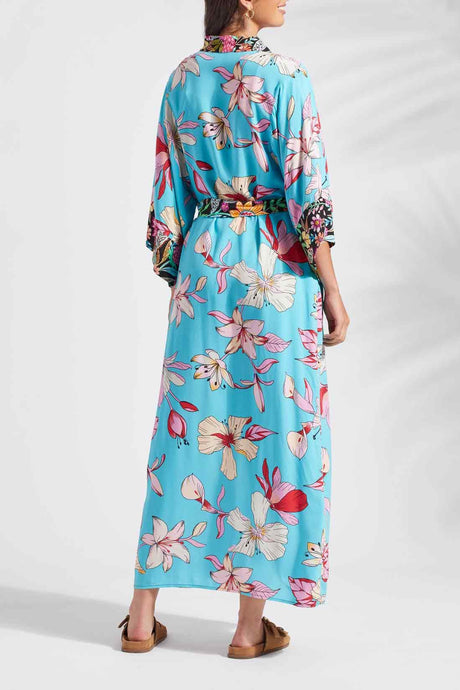 Tribal Women's Kimono Sleeve Duster - Wailea