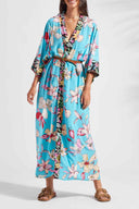 Tribal Women's Kimono Sleeve Duster - Honolulu