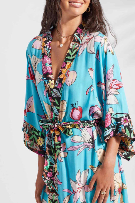 Tribal Women's Kimono Sleeve Duster - Wailea