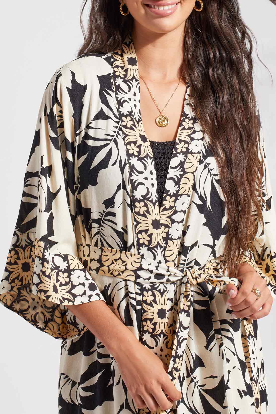 Tribal Women's Kimono Sleeve Duster - A&M Clothing & Shoes - Westlock