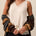 Tribal Women's Lace Cami - Cream