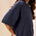 Tribal Women's Lightweight Drop Shoulder Elbow Sleeve Sweater - Nightfall