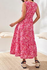 Tribal Women's Lined Drawcord Maxi Dress - A&M Clothing & Shoes Westlock