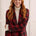 Tribal Women's Lined Long-Sleeve Jacket - Earth Red