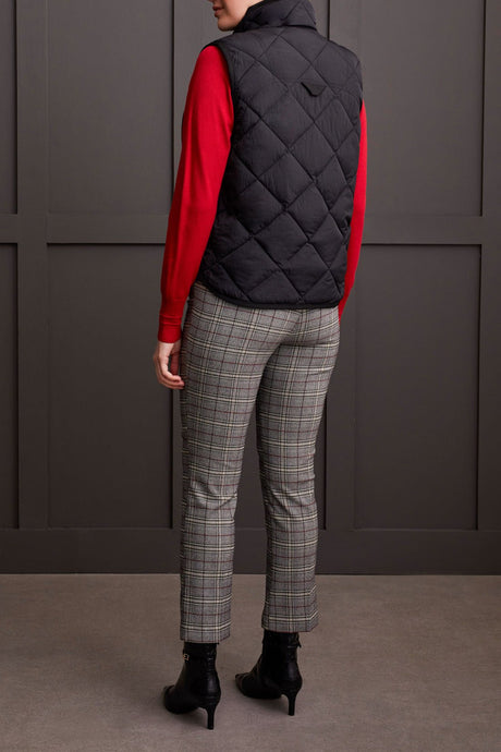 Tribal Women's Lined Puffer Vest - Black