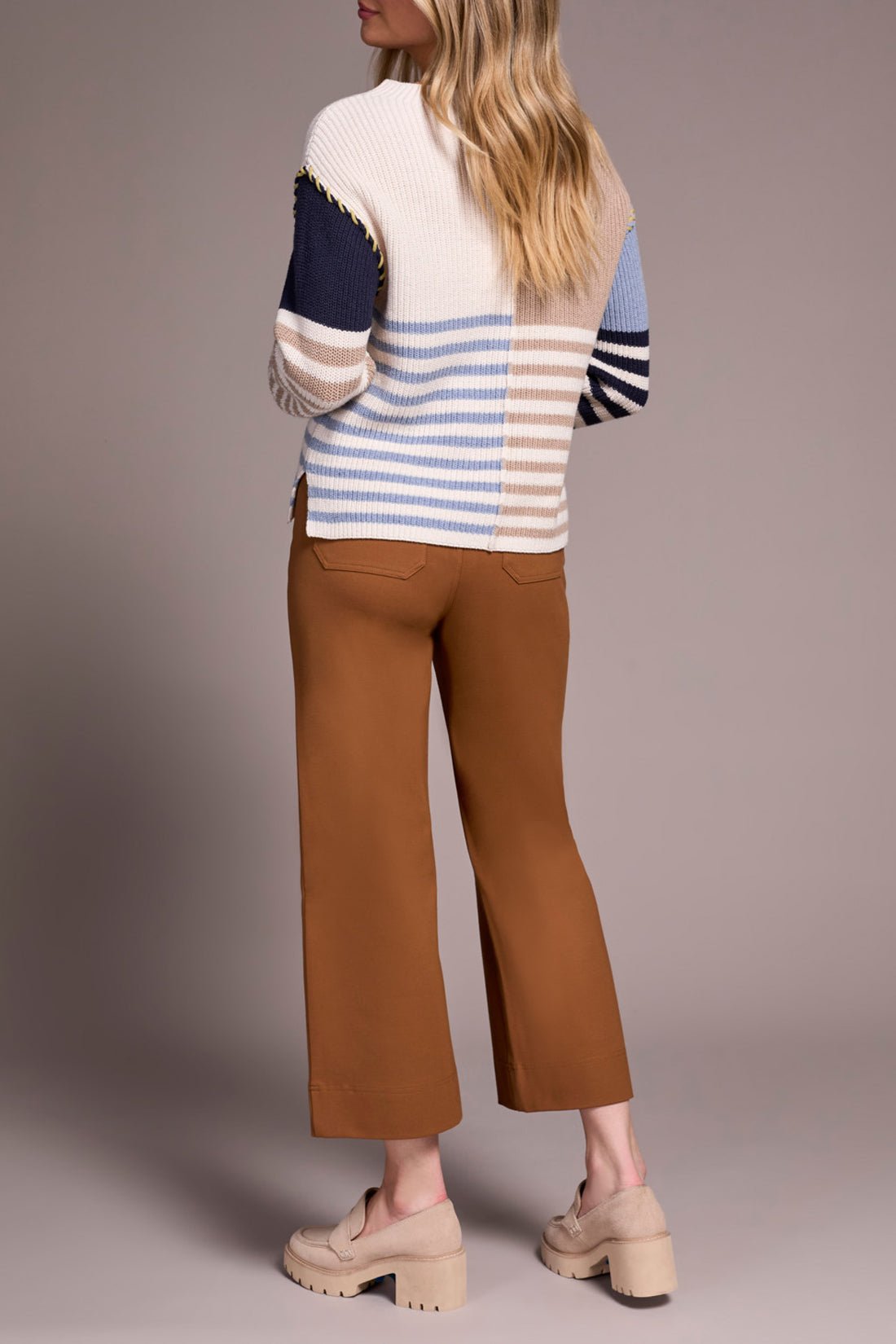 Tribal Women's Long Sleeve Boat Neck Sweater - A&M Clothing & Shoes - Westlock