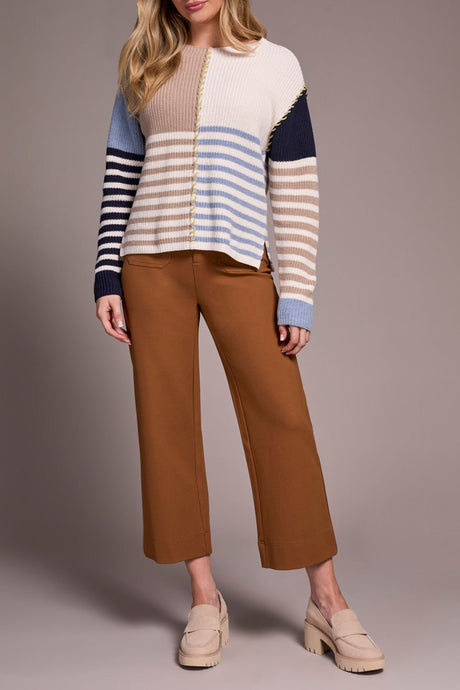 Tribal Women's Long Sleeve Boat Neck Sweater - A&M Clothing & Shoes - Westlock