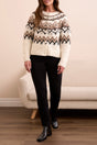 Tribal Women's Long Sleeve Button Sweater Cardigan - A&M Clothing & Shoes - Westlock