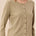 Tribal Women's Long Sleeve Crew Neck Cardigan - Aloe