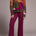 Tribal Women's Long Sleeve Crew Neck Itarsia Sweater - Gingerspice