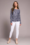 Tribal Women's Long Sleeve Crew Neck Sweater - A&M Clothing & Shoes - Westlock