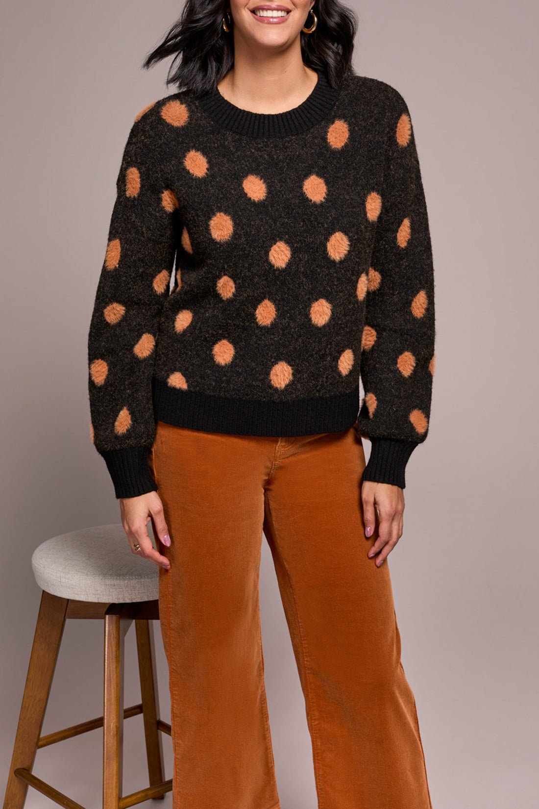 Tribal Women's Long Sleeve Crew Neck Sweater - A&M Clothing & Shoes - Westlock