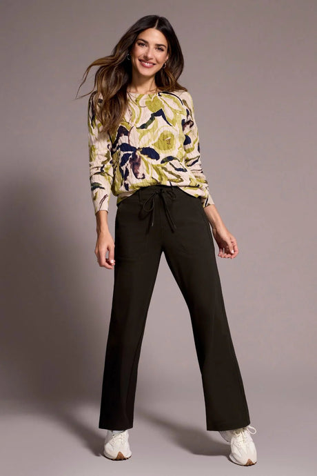 Tribal Women's Long Sleeve Crew Neck Sweater - A&M Clothing & Shoes - Westlock