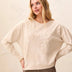 Tribal Women's Long Sleeve Crew Neck Top - Birch