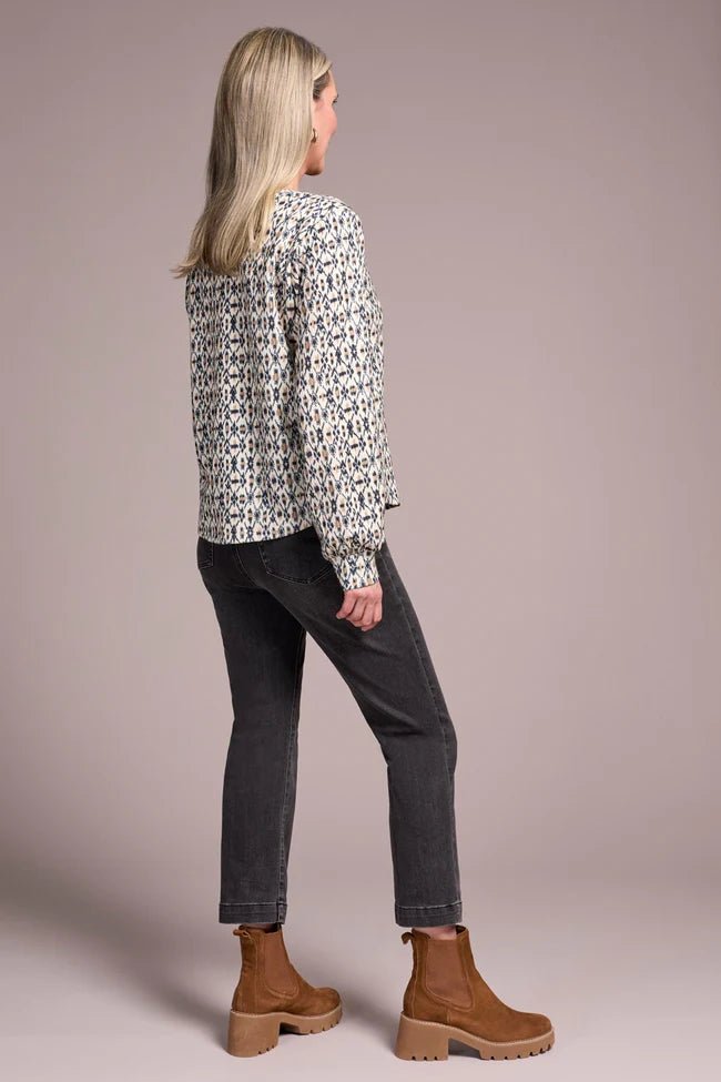 Tribal Women's Long Sleeve Crew Neck Top - A&M Clothing & Shoes - Westlock