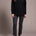Tribal Women's Long Sleeve Crew Neck Tunic Sweater - Black