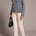 Tribal Women's Long Sleeve Funnel Neck Sweater - Grey Mix