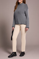 Tribal Women's Long Sleeve Funnel Neck Sweater - A&M Clothing & Shoes Westlock