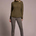 Tribal Women's Long Sleeve Mock Neck Cable Sweater - A&M Clothing & Shoes - Westlock