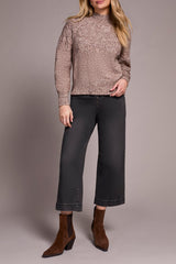 Tribal Women's Long Sleeve Mock Neck Sweater - A&M Clothing & Shoes Westlock