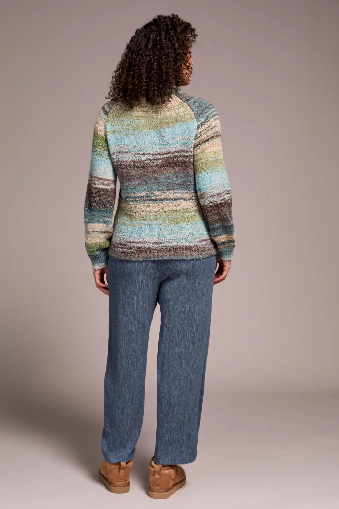 Tribal Women's Long Sleeve Mock Neck Sweater - A&M Clothing & Shoes - Westlock