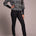 Tribal Women's Long Sleeve Mock Neck Top - Black