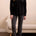 Tribal Women's Long Sleeve Turtle Neck Sweater - Black