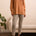 Tribal Women's Long Sleeve Turtle Neck Sweater - Bran