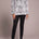 Tribal Women's Long Sleeve V-Neck Sweater - Moonstone