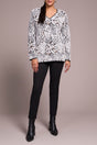 Tribal Women's Long Sleeve V - Neck Sweater - A&M Clothing & Shoes - Westlock
