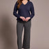 Tribal Women's Long Sleeve V - Neck Top - A&M Clothing & Shoes - Westlock