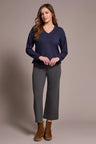 Tribal Women's Long Sleeve V - Neck Top - A&M Clothing & Shoes - Westlock