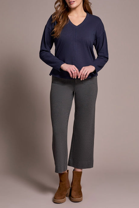 Tribal Women's Long Sleeve V - Neck Top - A&M Clothing & Shoes - Westlock