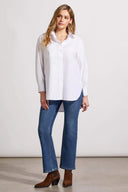Tribal Women's Loose Fit Shirt - White