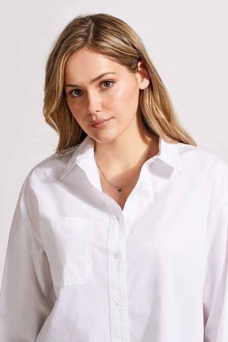 Tribal Women's Loose Fit Shirt - White