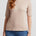 Tribal Women's Mock Neck Elbow Slv Top - Cashmere