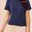 Tribal Women's Premium Modal Ultra-Soft Short Sleeve Crew Neck Tee - Jet Blue