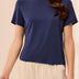 Tribal Women's Premium Modal Ultra-Soft Short Sleeve Crew Neck Tee - A&M Clothing and Shoes