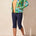 Tribal Women's Printed Mock Neck Cardigan - Jungle